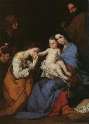 Jusepe de Ribera The Holy Family with Saints Anne Catherine of Alexandria oil painting picture wholesale